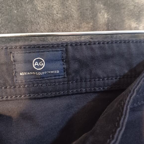 AG Adriano Goldschmied The Graduate Tailored Leg Navy Khaki Pants Mens 34 x 32 - Picture 6 of 8